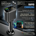 2 IN 1 Chargeur voiture 120W + ambiance étoilée.
