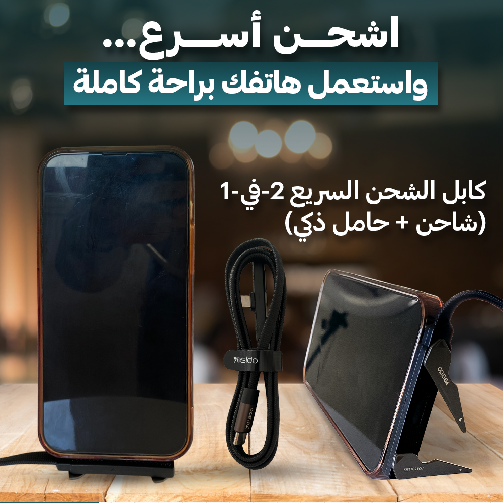 2 IN 1 CAble + suporte