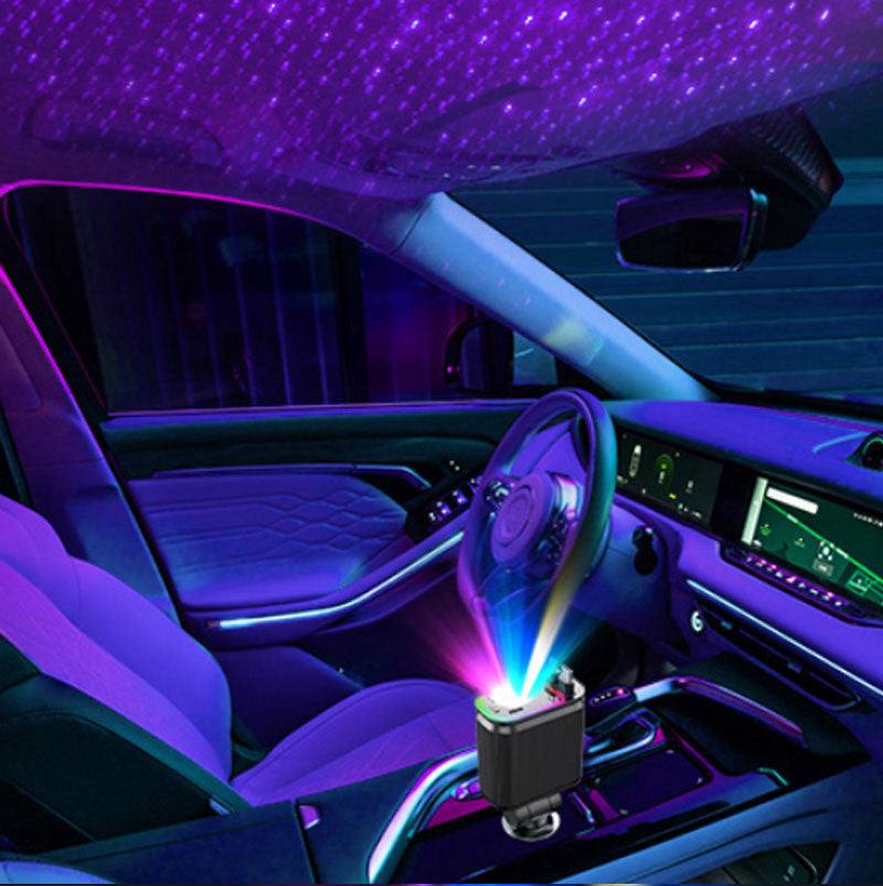 2 IN 1 Chargeur voiture 120W + ambiance étoilée.