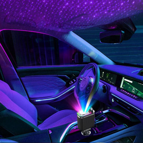 2 IN 1 Chargeur voiture 120W + ambiance étoilée
